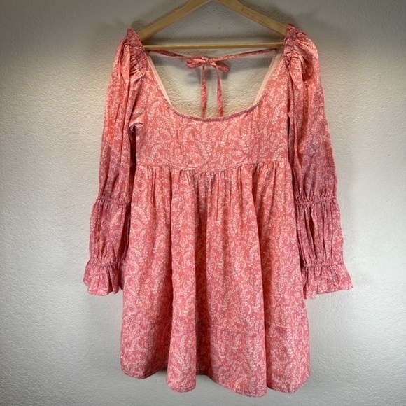 Anthropologie Pilcro Babydoll Mini dress Pockets Womens Small Romantic Feminine - Picture 2 of 16
